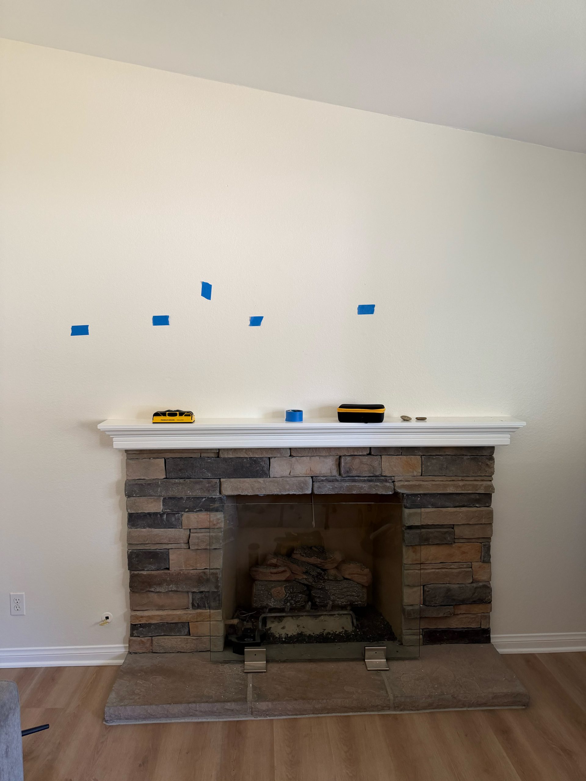 Flush Mount Television with Power addition